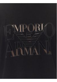 Emporio Armani T-Shirt EW000616 AF12187 UC001 Czarny Loose Fit. Kolor: czarny. Materiał: wiskoza
