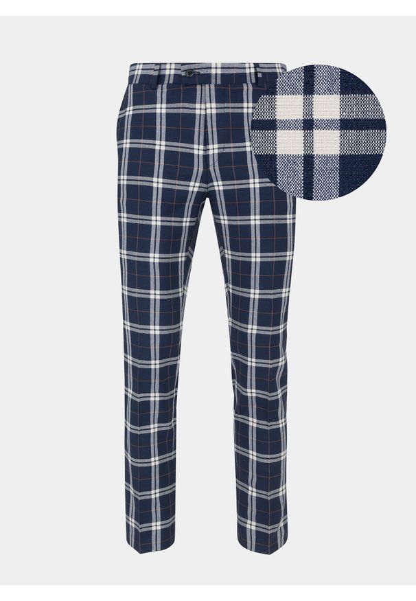 Pako Lorente - PAKO LORENTE – Spodnie męskie garniturowe P21SF-6G-062-G-S. Materiał: poliester, len, wiskoza, elastan