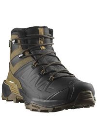 salomon - Buty trekkingowe męskie Salomon X Ultra Snowpilot Wp. Kolor: wielokolorowy, czarny. Materiał: materiał, skóra. Szerokość cholewki: normalna