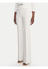 Elisabetta Franchi Spodnie materiałowe PA-171-61E2-V320 Biały Regular Fit. Kolor: biały. Materiał: syntetyk #1