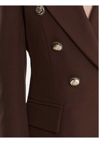 Maryley Marynarka 25IB139/43CO Brązowy Regular Fit. Kolor: brązowy. Materiał: syntetyk #3