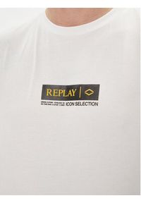 Replay T-Shirt M6755.000.2660 Biały Regular Fit. Kolor: biały. Materiał: bawełna #7