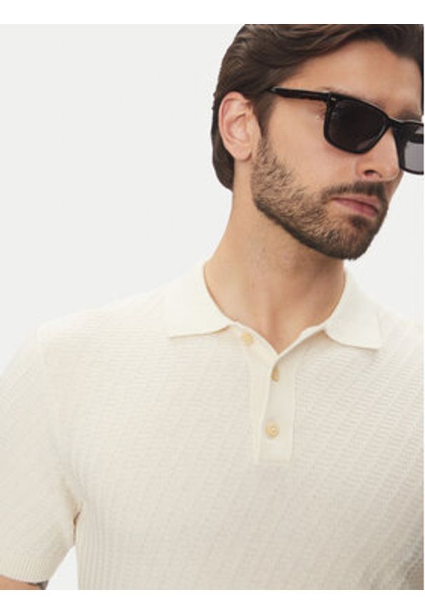 Pierre Cardin Polo C5 51314.5094 Szary Slim Fit. Typ kołnierza: polo. Kolor: szary. Materiał: bawełna