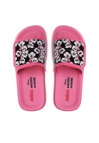 melissa - Melissa Klapki Groovy + Mickey Mouse 33632 Czarny. Kolor: czarny. Wzór: motyw z bajki