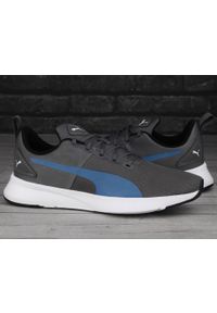 Buty treningowe męskie Puma Flyer Runner Mesh. Kolor: szary, niebieski, wielokolorowy, biały. Materiał: guma, syntetyk, tkanina, materiał