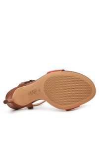 Lauren Ralph Lauren - LAUREN RALPH LAUREN Sandały Gwen 802962183001 Brązowy. Kolor: brązowy. Materiał: skóra