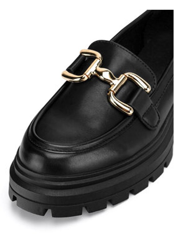 Jenny - JENNY Loafersy HY58682-4 Czarny. Kolor: czarny. Materiał: syntetyk