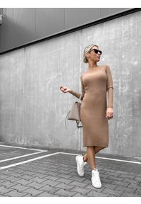 ClothStore - Sukienka Moana Camel. Materiał: poliamid, wiskoza, poliester #5