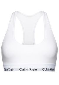 Calvin Klein Underwear Biustonosz top 0000F3785E Biały. Kolor: biały. Materiał: bawełna #3