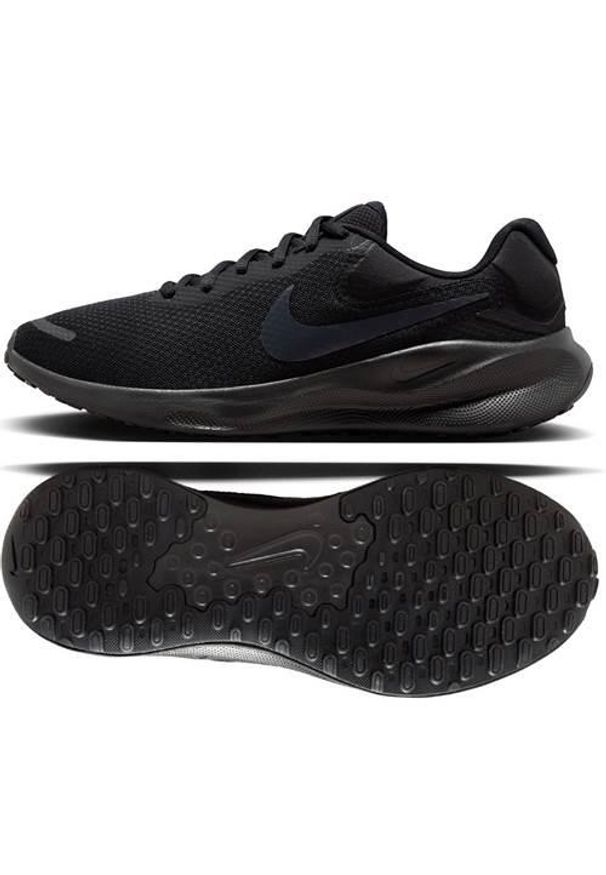 Buty do chodzenia męskie Nike Revolution 7. Zapięcie: sznurówki. Kolor: wielokolorowy. Materiał: syntetyk, tkanina, materiał. Szerokość cholewki: normalna. Model: Nike Revolution. Sport: turystyka piesza