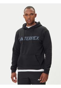 Adidas - adidas Bluza Terrex Multi Large Logo IZ3305 Czarny Regular Fit. Kolor: czarny. Materiał: bawełna