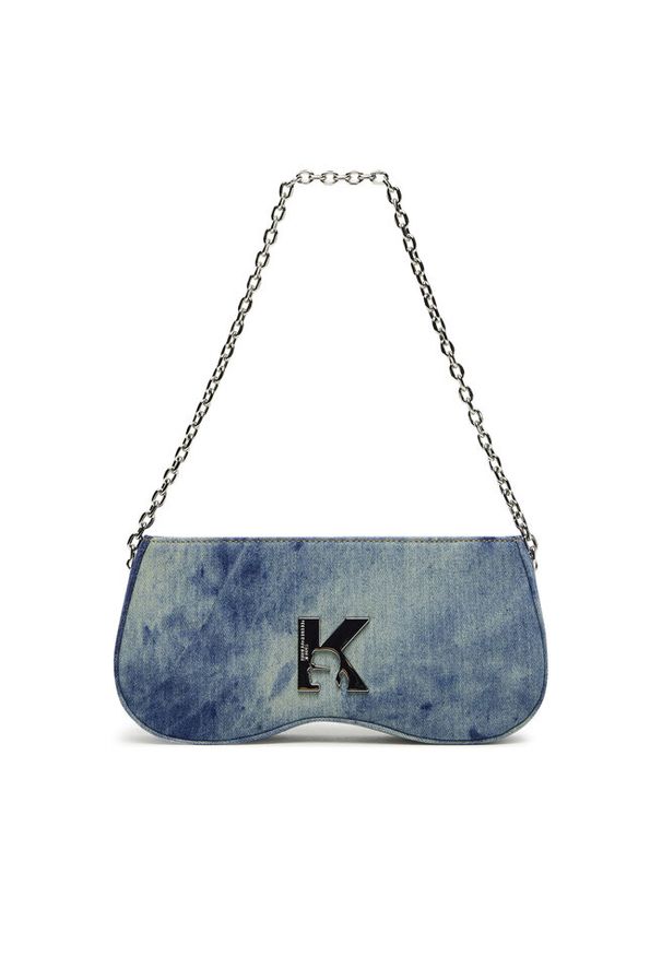 Torebka Karl Lagerfeld Jeans. Kolor: niebieski