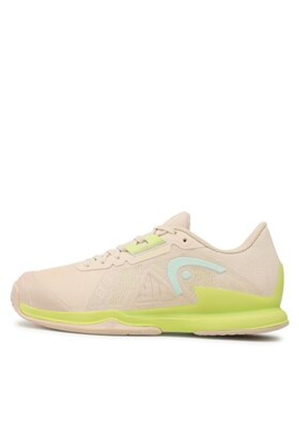 Head Buty do tenisa Sprint Pro 3.5 274143 Beżowy. Kolor: beżowy. Materiał: materiał. Sport: bieganie, tenis