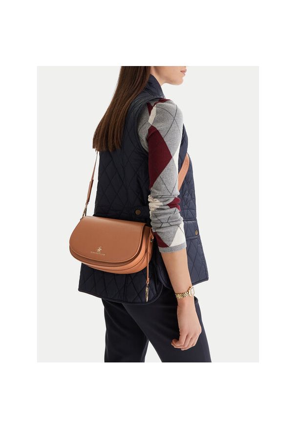 Torebka Beverly Hills Polo Club. Kolor: brązowy