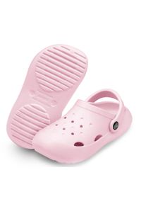 Klapki basenowe chodaki dla dzieci Aqua Speed Lugo. Kolor: różowy. Styl: sportowy