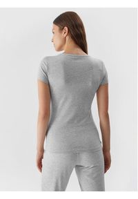 4f - 4F T-Shirt 4FAW23TTSHF0907 Szary Slim Fit. Kolor: szary. Materiał: bawełna #7