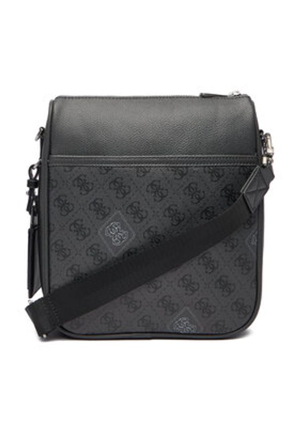 Guess Saszetka HMMICT P5417 Szary. Kolor: szary. Materiał: skóra