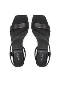 Calvin Klein Sandały Heel Sandal 50 Squared Lth HW0HW02534 Czarny. Kolor: czarny. Materiał: skóra #3