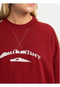 Quiksilver Bluza Mercury Block EQWFT03202 Czerwony Boxy Fit. Kolor: czerwony. Materiał: bawełna #6