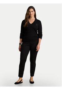 Lauren Ralph Lauren - LAUREN RALPH LAUREN Sweter Meren 200888795004 Czarny Regular Fit. Kolor: czarny. Materiał: bawełna #6