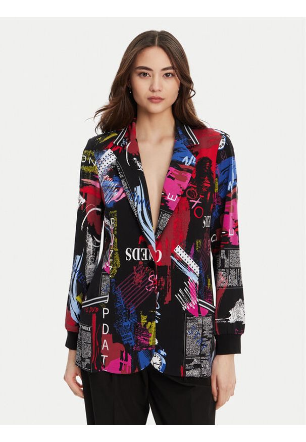 Joseph Ribkoff Marynarka 253090 Kolorowy Regular Fit. Materiał: syntetyk. Wzór: kolorowy