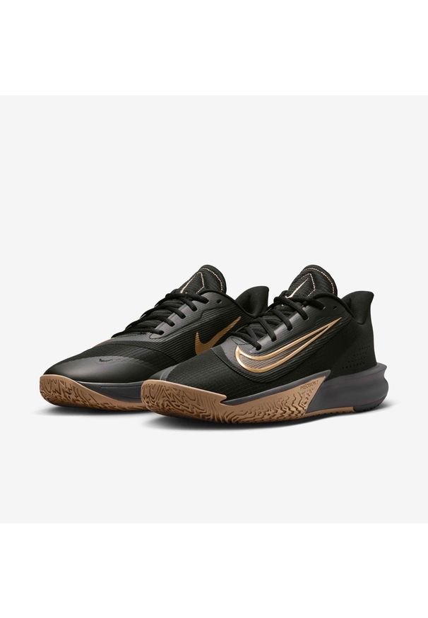 Nike PRECISION VII Buty męskie do koszykówki. Zapięcie: zamek. Kolor: czarny. Materiał: syntetyk, materiał, guma. Szerokość cholewki: normalna. Sport: koszykówka