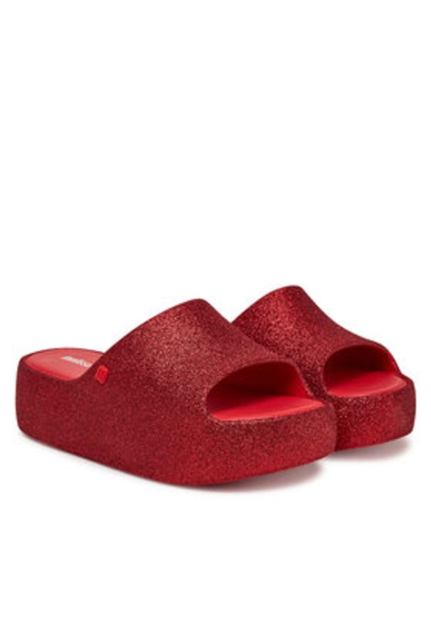 melissa - Melissa Klapki Free Platform Slide 36126 Czerwony. Kolor: czerwony. Obcas: na platformie