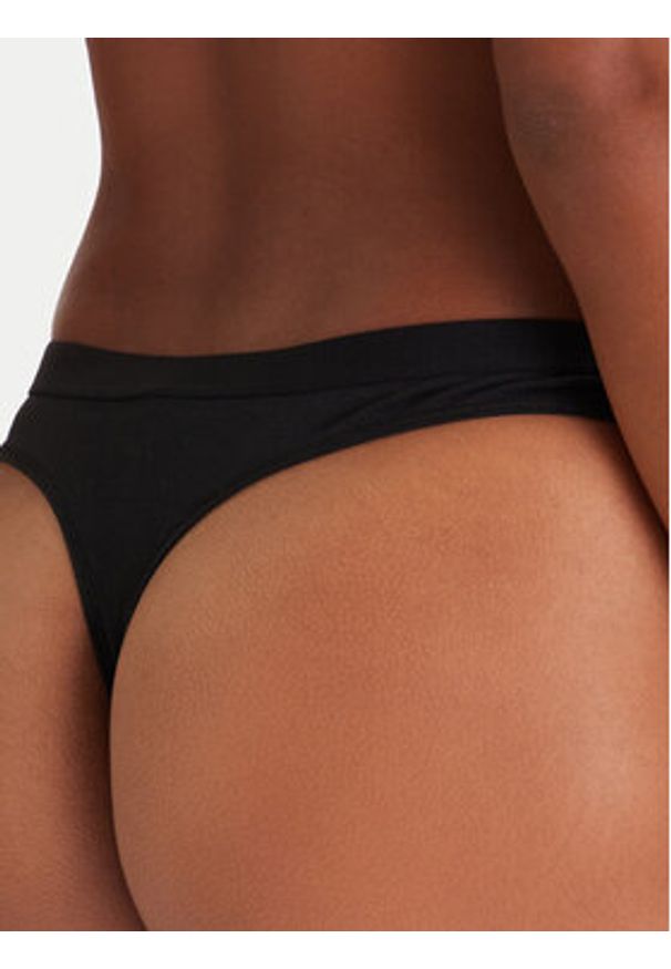 TOMMY HILFIGER - Tommy Hilfiger Komplet stringów UW0UW05642 Czarny. Kolor: czarny. Materiał: bawełna