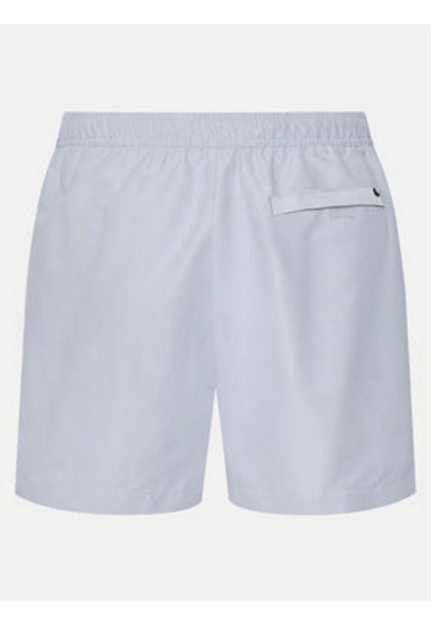 Calvin Klein Swimwear Szorty kąpielowe KM0KM01111 Niebieski Regular Fit. Kolor: niebieski. Materiał: syntetyk