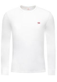 Levi's® Longsleeve Original Logo Tee 72848-0000 Biały Regular Fit. Kolor: biały. Materiał: bawełna. Długość rękawa: długi rękaw #5