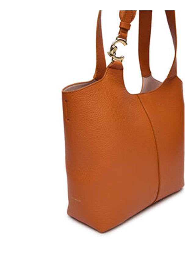 Coccinelle Torebka SHA Coccinelle C-Easy E1 SHA 11 02 01 Brązowy. Kolor: brązowy. Materiał: skórzane