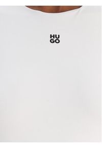 Hugo - HUGO Body Dasiel 50545196 Biały Slim Fit. Kolor: biały. Materiał: syntetyk #4