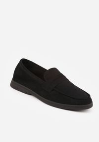 Renee - Czarne Mokasyny Casual VICES z Imitacji Zamszu z Wkładką ze Skóry Naturalnej Sheiris. Okazja: na co dzień. Kolor: czarny. Materiał: zamsz, skóra. Styl: casual #5
