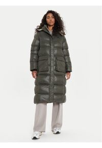 Whistler Kurtka puchowa Lakewood W Long Puffer W243266 Zielony Regular Fit. Kolor: zielony. Materiał: syntetyk