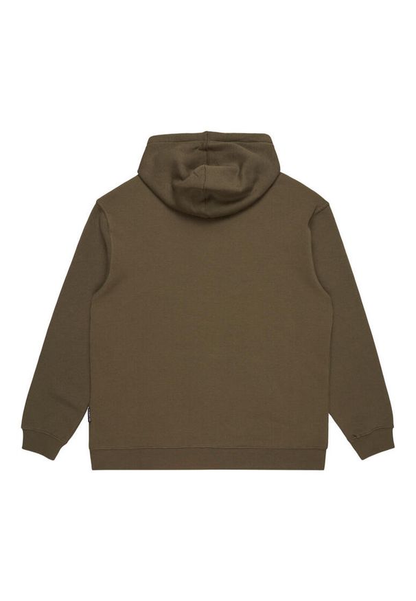 Quiksilver - Bluza z kapturem dla Mężczyzn BIG LOGO Brązowy. Typ kołnierza: kaptur. Kolor: zielony. Materiał: poliester, bawełna. Długość rękawa: długi rękaw. Długość: długie