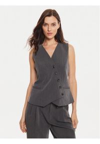 Karen by Simonsen Kamizelka Ro 10105155 Szary Regular Fit. Kolor: szary. Materiał: syntetyk