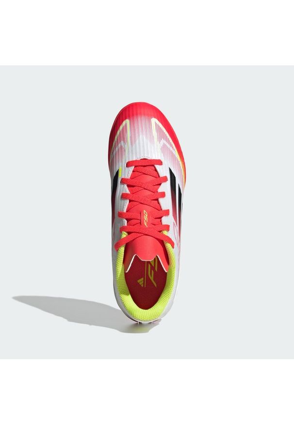 Adidas - Buty F50 League TF Kids. Kolor: żółty, biały, wielokolorowy, czarny