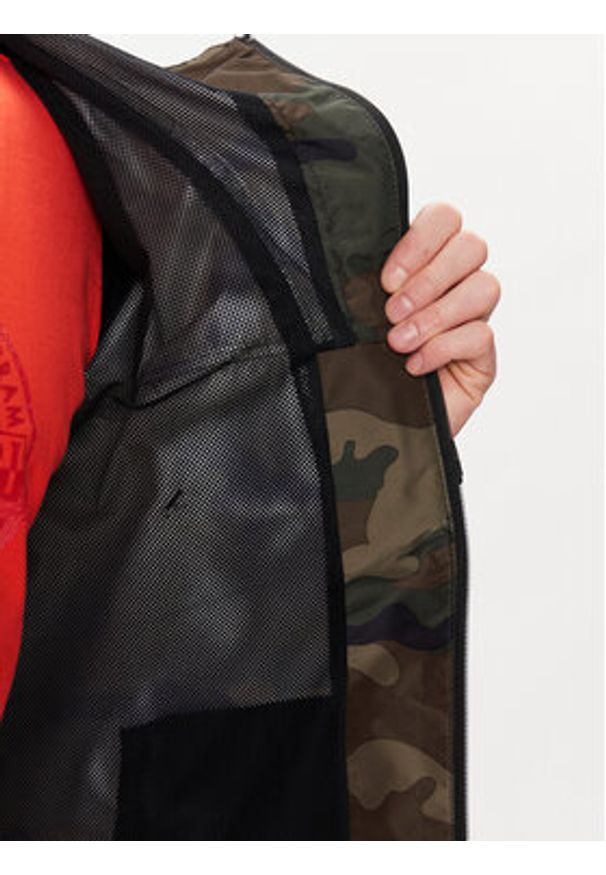 Napapijri Kurtka przejściowa Rainforest NP0A4H2P Khaki Regular Fit. Kolor: brązowy. Materiał: syntetyk