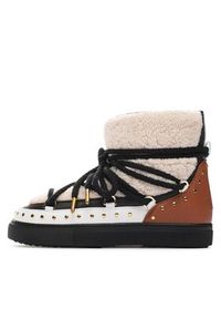 Inuikii Śniegowce Curly Rock 75102-076 Beżowy. Kolor: beżowy. Materiał: materiał. Styl: rockowy #2