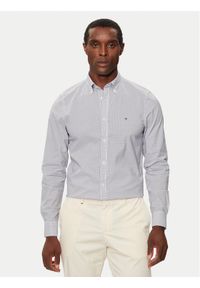 TOMMY HILFIGER - Tommy Hilfiger Koszula MW0MW34571 Biały Slim Fit. Kolor: biały. Materiał: bawełna