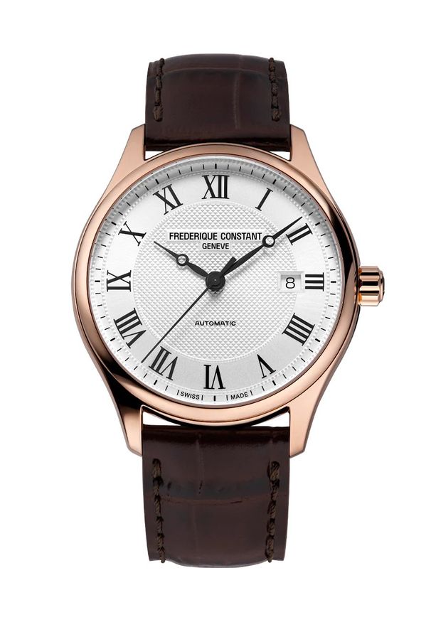 Zegarek Męski FREDERIQUE CONSTANT Index Automatic CLASSICS FC-303MC5B4. Materiał: skóra. Styl: klasyczny, sportowy