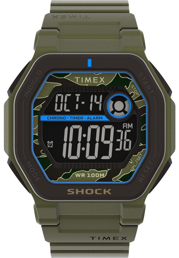 Zegarek Timex Zegarek męski Timex TW2V93700 zielony. Kolor: zielony