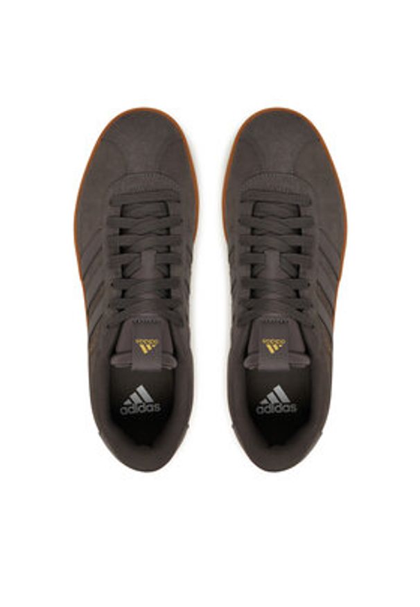 Adidas - adidas Sneakersy VL Court 3.0 Shoes IH8910 Szary. Kolor: szary. Materiał: zamsz, skóra