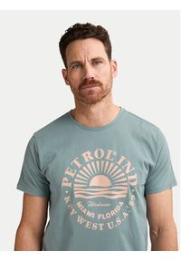 Petrol Industries T-Shirt M-1050-TSR127 Niebieski Regular Fit. Kolor: niebieski. Materiał: bawełna #5