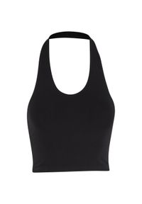 Top z jersey damski Urban Classics Basic. Kolor: czarny. Materiał: jersey. Sezon: lato #1