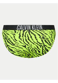 Calvin Klein Swimwear Dół od bikini KW0KW02337 Zielony. Kolor: zielony. Materiał: syntetyk