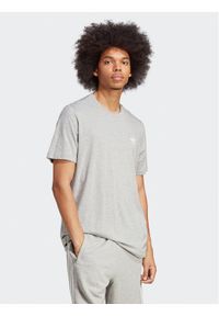 Adidas - adidas T-Shirt Trefoil Essentials A4865 Szary Regular Fit. Kolor: szary. Materiał: bawełna