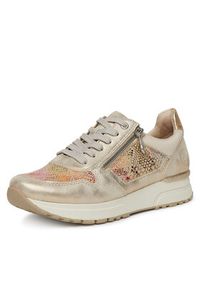Rieker Sneakersy N7422-91 Beżowy. Kolor: beżowy. Materiał: skóra