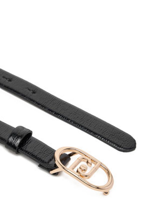 Liu Jo Pasek Damski Hips Belt 2 Cm AF5235 E0452 Czarny. Kolor: czarny. Materiał: skóra
