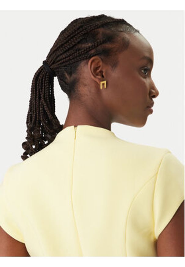 BARDOT - Bardot Sukienka koktajlowa Beckett 60382DB Żółty Regular Fit. Kolor: żółty. Materiał: syntetyk, wiskoza. Styl: wizytowy